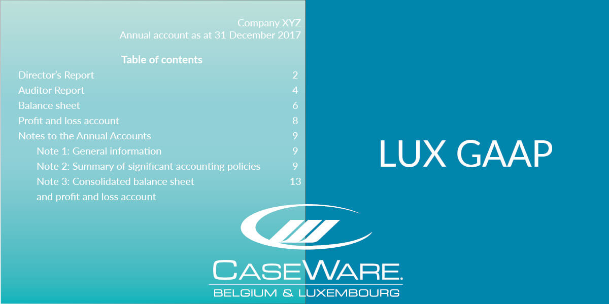 New automated Lux GAAP Financial Statement software